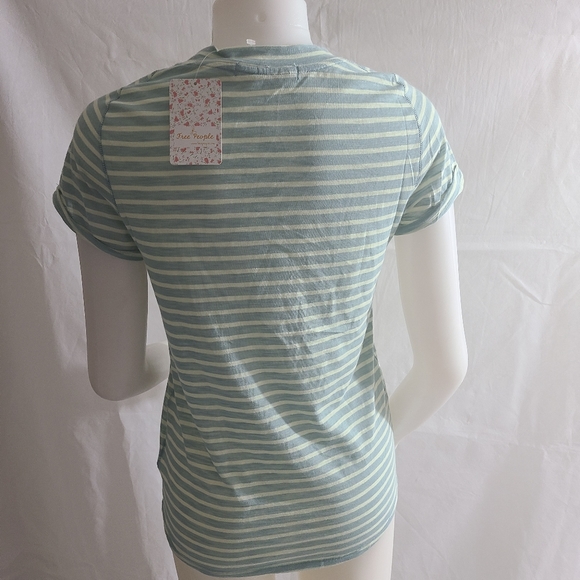 Free People night sky stripe tee sage combo - Picture 5 of 7